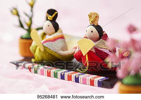 Japanese Hina dolls View Large Photo Image Stock Image - Japanese Hina dolls. Fotosearch