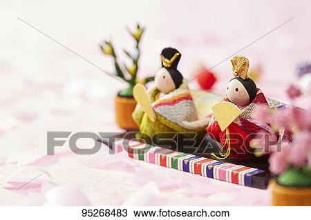 Stock Image - Japanese Hina dolls. Fotosearch