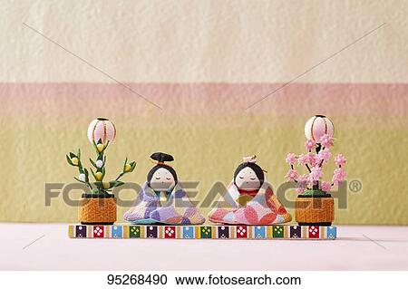Stock Image - Japanese Hina dolls. Fotosearch