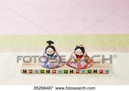 Japanese Hina dolls View Large Photo Image Stock Photo - Japanese Hina dolls. Fotosearch