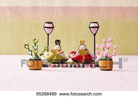 Japanese Hina dolls View Large Photo Image Stock Photo - Japanese Hina dolls. Fotosearch