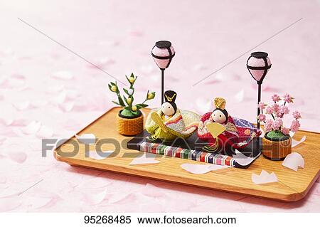 Stock Photography - Japanese Hina dolls. Fotosearch