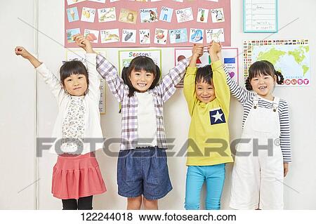 Japanese kids at school View Large Photo Image Stock Photo - Japanese kids at school. Fotosearch