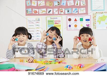 Japanese kids in the classroom View Large Photo Image Stock Photo - Japanese kids in the classroom. Fotosearch