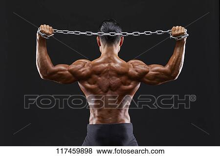 Stock Photo - Japanese male bodybuilder. Fotosearch