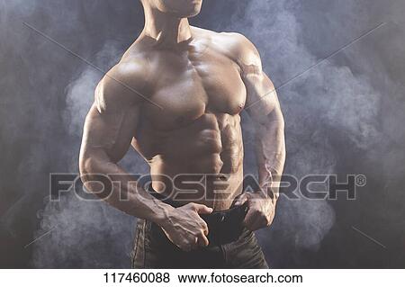 Japanese male bodybuilder View Large Photo Image Stock Photo - Japanese male bodybuilder. Fotosearch