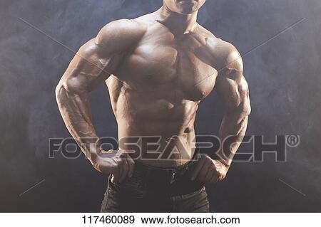 Japanese male bodybuilder View Large Photo Image Stock Photo - Japanese male bodybuilder. Fotosearch