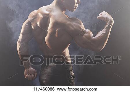 Stock Photograph - Japanese male bodybuilder. Fotosearch