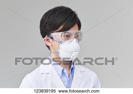 Japanese man wearing mask View Large Photo Image Stock Photography - Japanese man wearing mask. Fotosearch