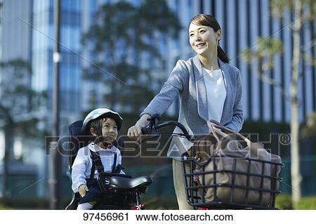 Japanese mother and kid View Large Photo Image Stock Image - Japanese mother and kid. Fotosearch