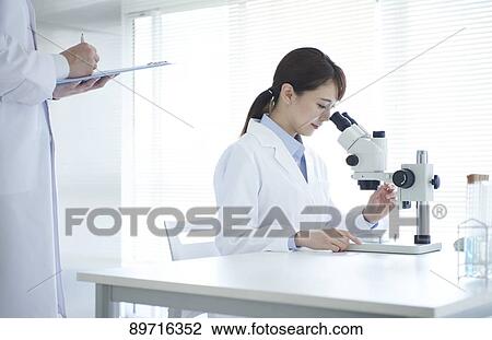 Japanese researchers in the lab View Large Photo Image Stock Image - Japanese researchers in the lab. Fotosearch