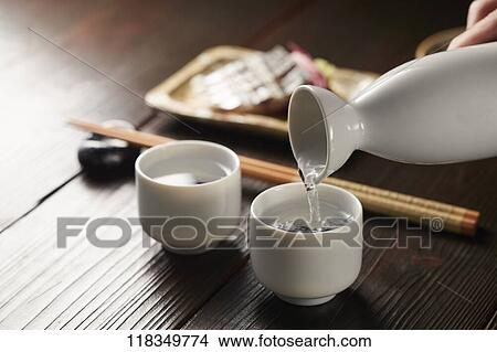Japanese sake View Large Photo Image Picture - Japanese sake. Fotosearch