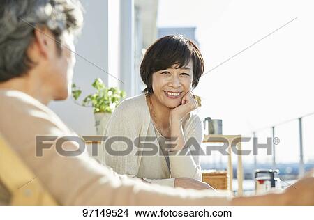 Japanese senior couple View Large Photo Image Picture - Japanese senior couple. Fotosearch