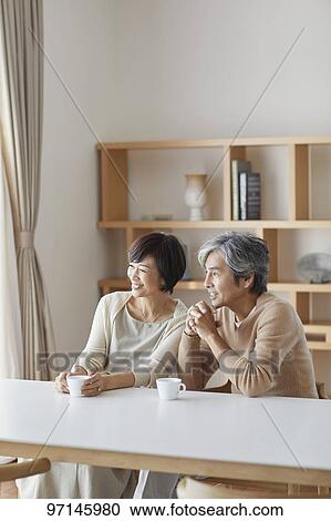 Japanese senior couple View Large Photo Image Stock Image - Japanese senior couple. Fotosearch