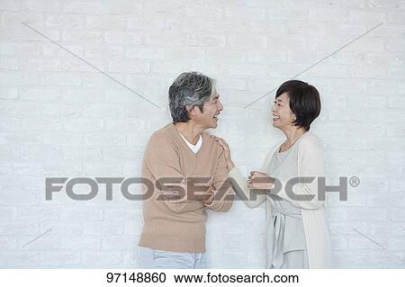 Japanese senior couple View Large Photo Image Stock Image - Japanese senior couple. Fotosearch