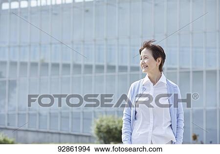 Japanese senior woman View Large Photo Image Picture - Japanese senior woman. Fotosearch