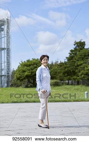 Japanese senior woman View Large Photo Image Stock Image - Japanese senior woman. Fotosearch