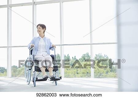 Stock Image - Japanese senior woman. Fotosearch