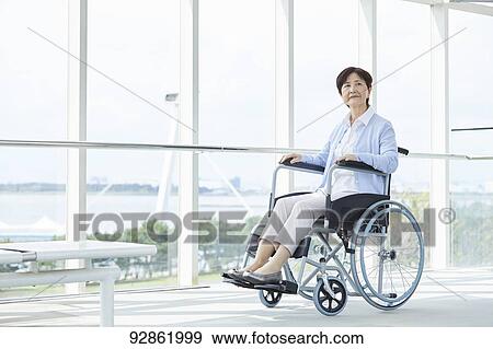 Stock Photo - Japanese senior woman. Fotosearch