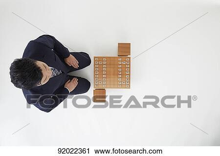 Stock Image - Japanese shogi player. Fotosearch