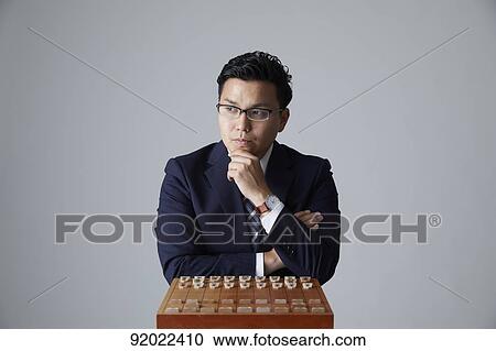 Japanese shogi player View Large Photo Image Stock Image - Japanese shogi player. Fotosearch