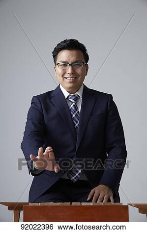 Stock Photograph - Japanese shogi player. Fotosearch
