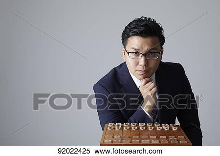 Stock Photography - Japanese shogi player. Fotosearch