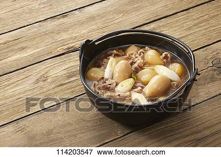 Japanese style casserole View Large Photo Image Stock Photo - Japanese style casserole. Fotosearch