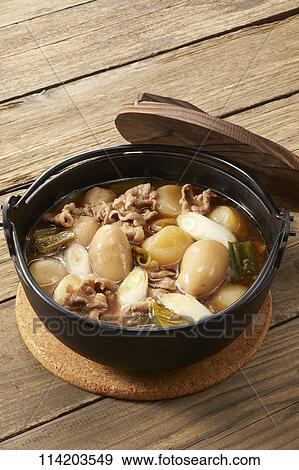 Stock Photo - Japanese style casserole. Fotosearch