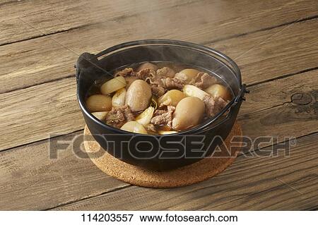 Japanese style casserole View Large Photo Image Stock Photo - Japanese style casserole. Fotosearch