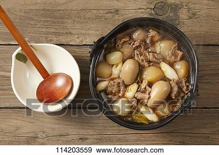 Stock Photo - Japanese style casserole. Fotosearch