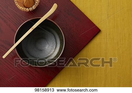 Stock Image - Japanese style tableware. Fotosearch