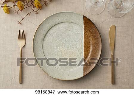 Stock Photo - Japanese style tableware. Fotosearch