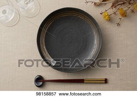 Stock Photo - Japanese style tableware. Fotosearch