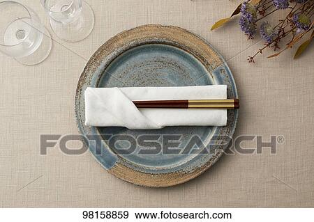 Japanese style tableware View Large Photo Image Stock Photo - Japanese style tableware. Fotosearch