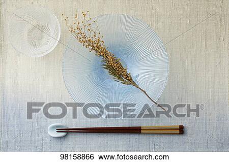 Japanese style tableware View Large Photo Image Stock Photograph - Japanese style tableware. Fotosearch