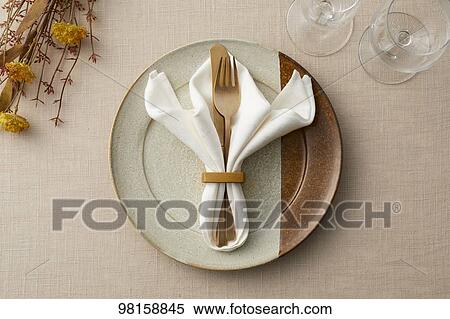 Stock Photography - Japanese style tableware. Fotosearch