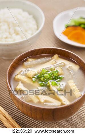 Stock Image - Japanese style traditional meal. Fotosearch