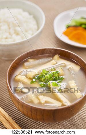 Stock Image - Japanese style traditional meal. Fotosearch