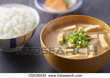 Stock Image - Japanese style traditional meal. Fotosearch