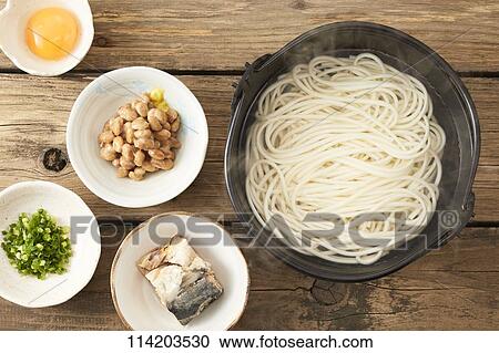 Japanese style Udon noodles View Large Photo Image Stock Image - Japanese style Udon noodles. Fotosearch