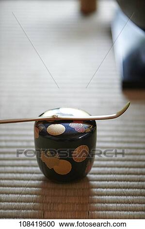 Stock Image - Japanese traditional tea ceremony. Fotosearch