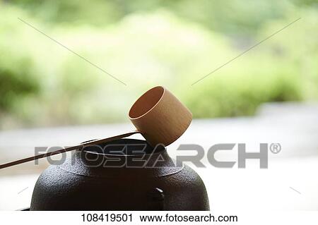 Stock Image - Japanese traditional tea ceremony. Fotosearch