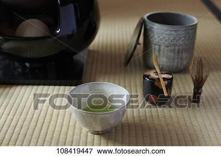 Stock Photo - Japanese traditional tea ceremony. Fotosearch