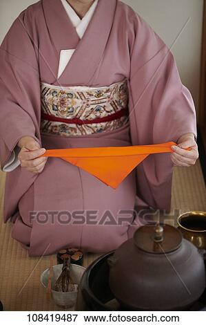 Stock Photo - Japanese traditional tea ceremony. Fotosearch