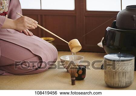 Japanese traditional tea ceremony View Large Photo Image Stock Photograph - Japanese traditional tea ceremony. Fotosearch