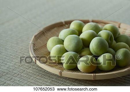 Stock Image - Japanese ume plums. Fotosearch