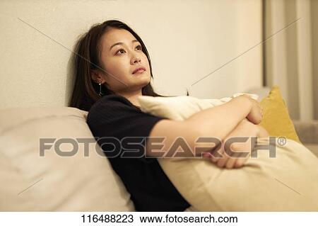 Japanese woman at home View Large Photo Image Stock Image - Japanese woman at home. Fotosearch