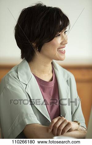 Japanese woman portrait View Large Photo Image Stock Image - Japanese woman portrait. Fotosearch