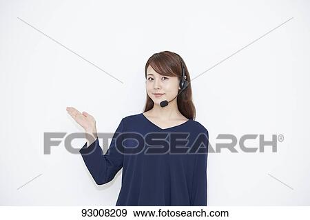 Stock Photo - Japanese woman portrait. Fotosearch
